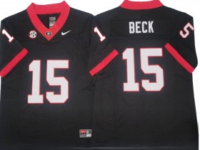 NCAA Georgia Bulldogs #15 Carson Beck Black Vapor F.U.S.E. Limited Jersey