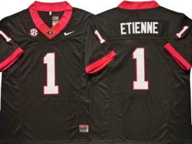 NCAA Georgia Bulldogs #1 Trevor Etienne Black Vapor F.U.S.E. Limited Jersey