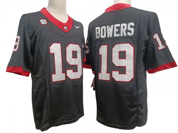 NCAA Georgia Bulldogs #19 Brock Bowers Gray Vapor F.U.S.E. Limited Jersey