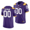 Custom LSU Tigers Purple Football Jersey