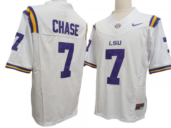 NCAA LSU Tigers #7 Tyrann Mathieu White Vapor F.U.S.E. Limited Jersey