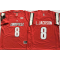 NCAA Louisville Cardinals #8 Lamar Jackson Red College Football Jersey