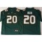 NCAA Miami Hurricanes #20 Ed Reed Green College Football Jersey