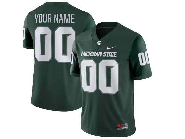 Custom Michigan State Spartans Football Jersey