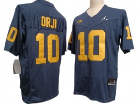 Michigan Wolverines #10 Navy Vapor F.U.S.E. Limited Jersey - Alex Orji