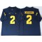 NCAA Michigan Wolverines #2 Charles Woodson Navy College Football Jersey