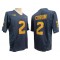 NCAA Michigan Wolverines #2 Blake Corum Navy Vapor F.U.S.E. Limited Jersey