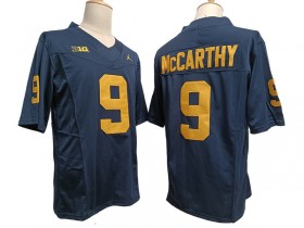 NCAA Michigan Wolverines #9 J.J. McCarthy Navy Vapor F.U.S.E. Limited Jersey