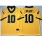 NCAA Michigan Wolverines #10 Tom Brady Yellow College Football Jersey