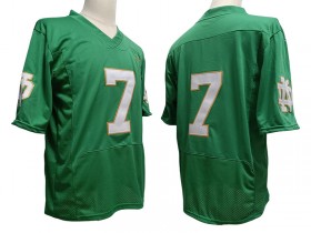 NCAA Notre Dame Fighting Irish #7 Green Vapor F.U.S.E. Limited Jersey