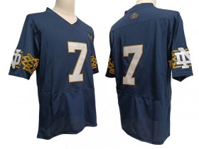 NCAA Notre Dame Fighting Irish #7 Navy Vapor F.U.S.E. Limited Jersey