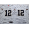 NCAA Notre Dame Fighting Irish #12 White College Football Jersey