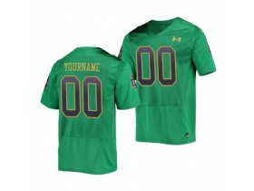 Custom Notre Dame Fighting Irish Green College Football Jersey