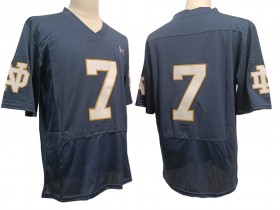 NCAA Notre Dame Fighting Irish #7 Navy Jersey