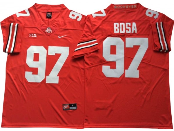 Ohio State Buckeyes #97 Joey Bosa Red Football Jersey