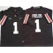 Ohio State Buckeyes #1 Justin Fields Black/White Football Jersey