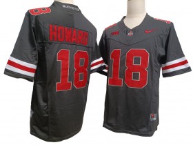 Ohio State Buckeyes #18 Black Vapor F.U.S.E. Limited Jersey - Will Howard