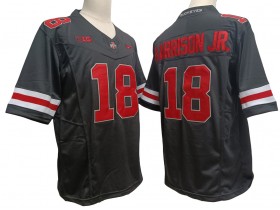 Ohio State Buckeyes #18 Marvin Harrison Jr. Black Vapor F.U.S.E. Limited Jersey