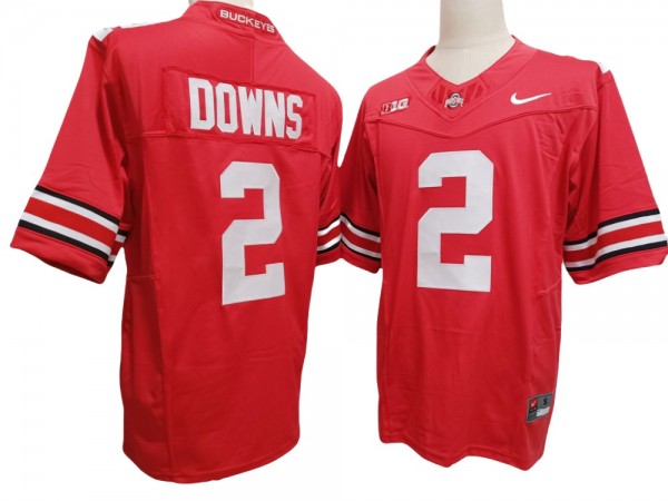 Ohio State Buckeyes #2 Red Vapor F.U.S.E. Limited Jersey - Caleb Downs  