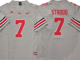 Ohio State Buckeyes #7 C.J. Stroud Gray Vapor F.U.S.E. Limited Jersey