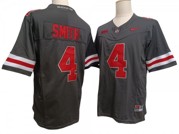 Ohio State Buckeyes #4 Black Vapor F.U.S.E. Limited Jersey - Jeremiah Smith