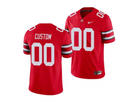 Custom Ohio State Buckeyes Red College Football Jersey