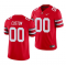 Custom Ohio State Buckeyes Red Football Jersey