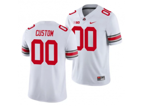 Custom Ohio State Buckeyes White College Football Jersey