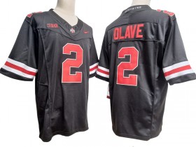 Ohio State Buckeyes #2 Black Vapor F.U.S.E. Limited Jersey - Chris Olave