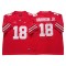 Ohio State Buckeyes #18 Marvin Harrison Jr. Red Football Jersey