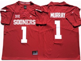 NCAA Oklahoma Sooners #1 Kyler Murray Red College Football Jersey