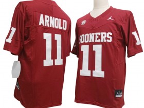 NCAA Oklahoma Sooners #11 Jackson Arnold Red Vapor F.U.S.E. Limited Jersey