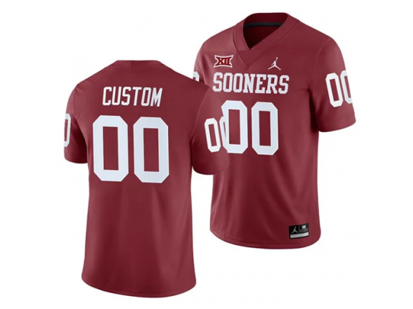 Custom Oklahoma Sooners Red College Football Jersey