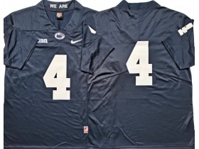 Penn State Nittany Lions #4 Navy College Football Jersey