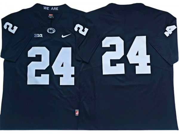 Penn State Nittany Lions #24 Navy College Football Jersey