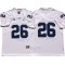 Penn State Nittany Lions #26 White College Football Jersey