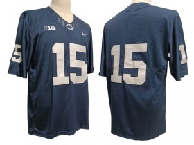 Penn State Nittany Lions #15 Navy College Football Jersey