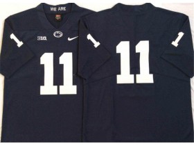 Penn State Nittany Lions #11 Navy College Football Jersey