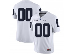 Custom Penn State Nittany Lions White College Football Jersey