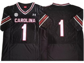 NCAA South Carolina Gamecock #1 Black College Jersey