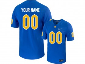 Custom Pittsburgh Panthers Blue College Football Jersey