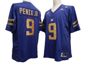 NCAA Washington Huskies #9 Michael Penix Jr Purple/Gold Vapor F.U.S.E. Limited Jersey