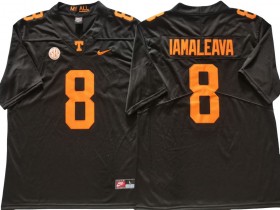 NCAA Tennessee Volunteers #8 Nico Iamaleava Black Football Jersey