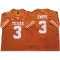 NCAA Texas Longhorns #3 Quinn Ewers Orange College Custom Jersey