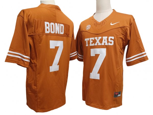 Texas Longhorns #7 Isaiah Bond Orange Vapor F.U.S.E. Limited Jersey