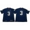 NCAA Notre Dame Fighting Irish #3 Navy College Football Jersey