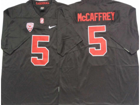 Stanford Cardinals #5 Christian McCaffrey Black Football Jersey