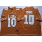 NCAA Texas Longhorns #10 Vince Young Orange College Football Jersey