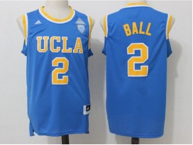 UCLA Bruins #2 Lonzo Ball Light Blue College Basketball Jersey