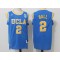 UCLA Bruins #2 Lonzo Ball Light Blue College Basketball Jersey